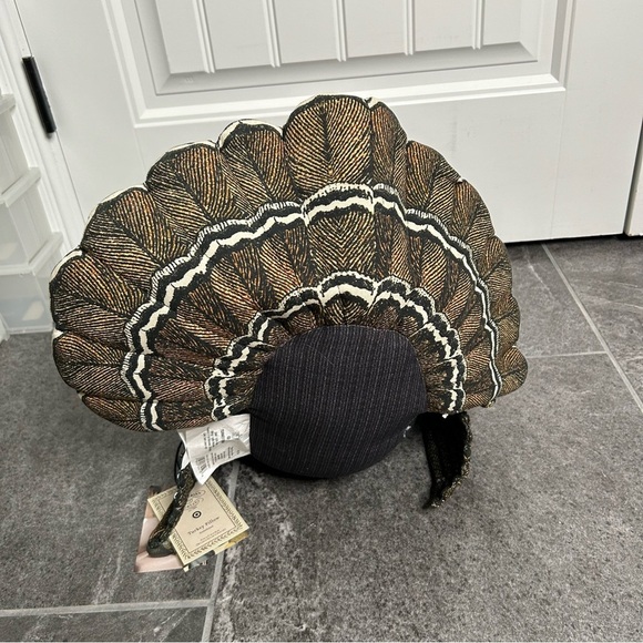 NWT John Derian Turkey Pillow 15x17x16 Fall Thanksgiving Pillow - Picture 5 of 15